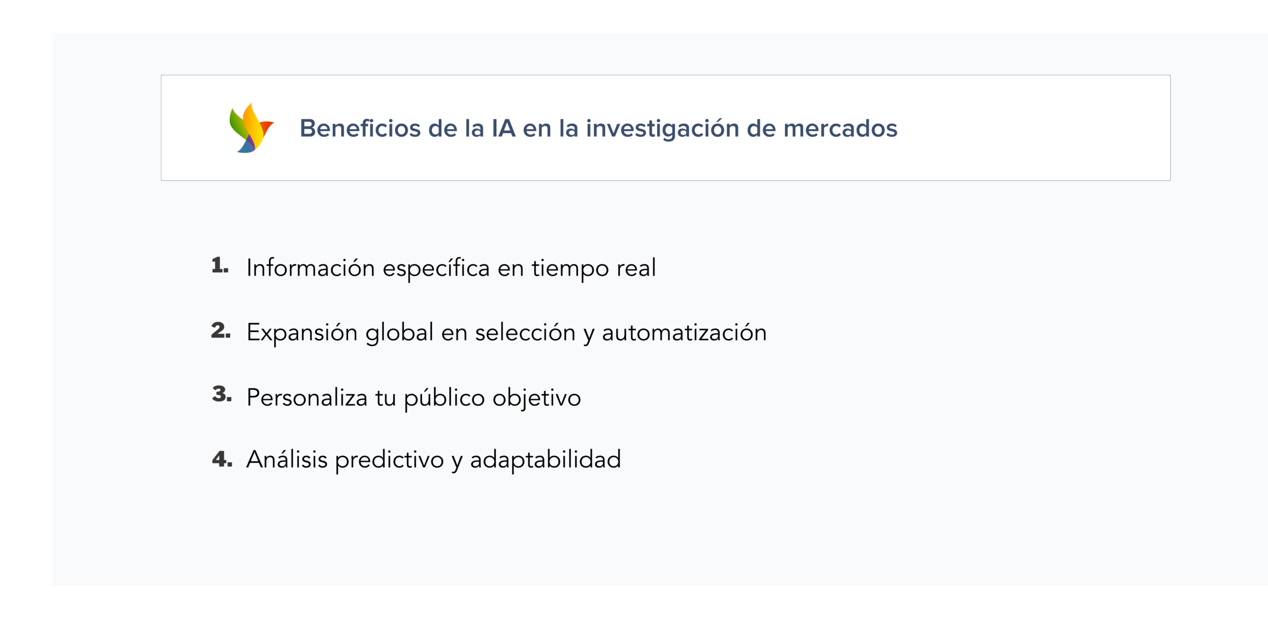 Beneficios de la IA en la investigación de mercados