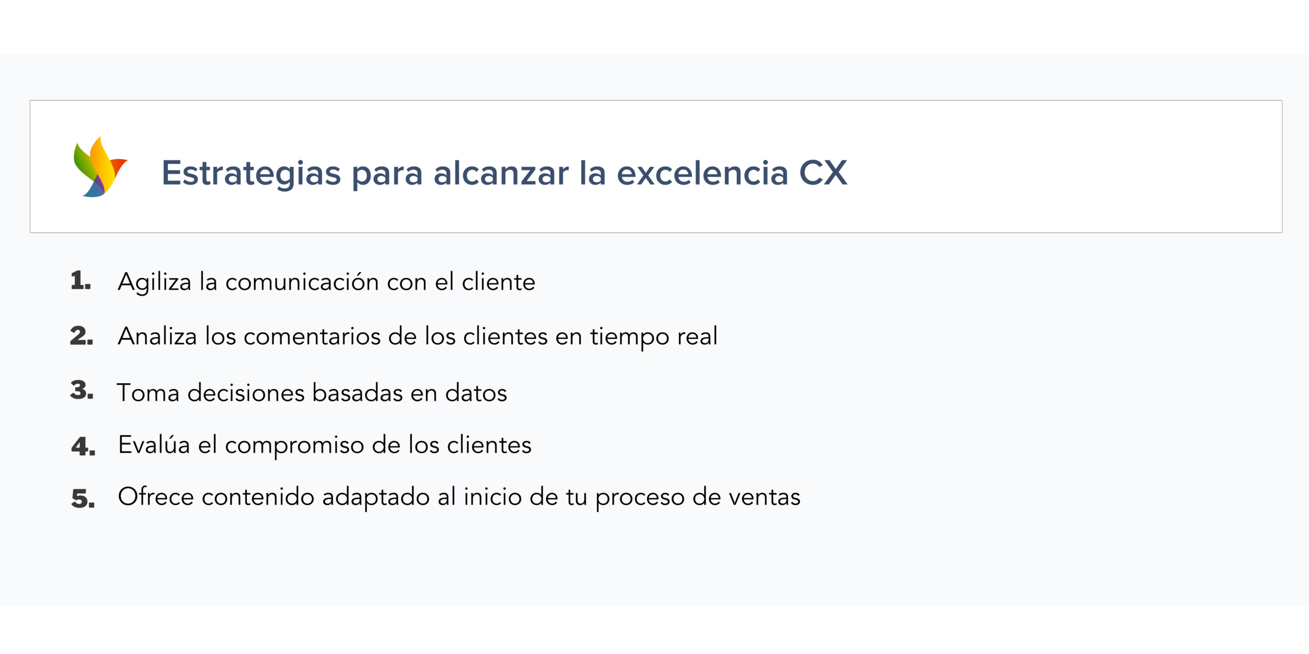 Estrategias para lograr la excelencia en servicio.