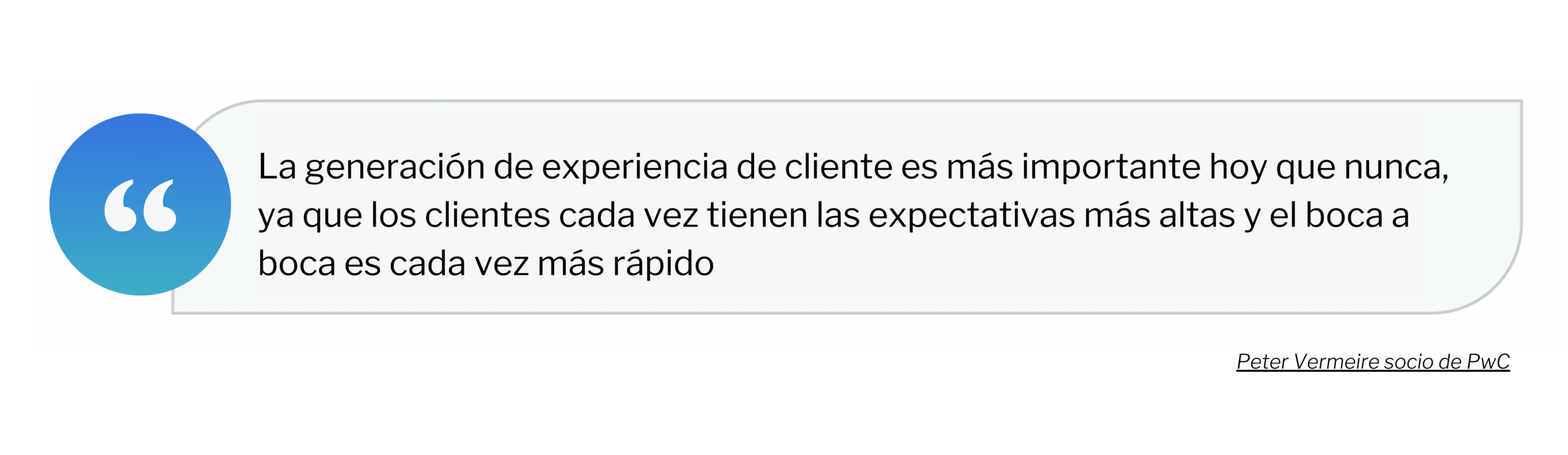 Cita sobre las expectativas del cliente