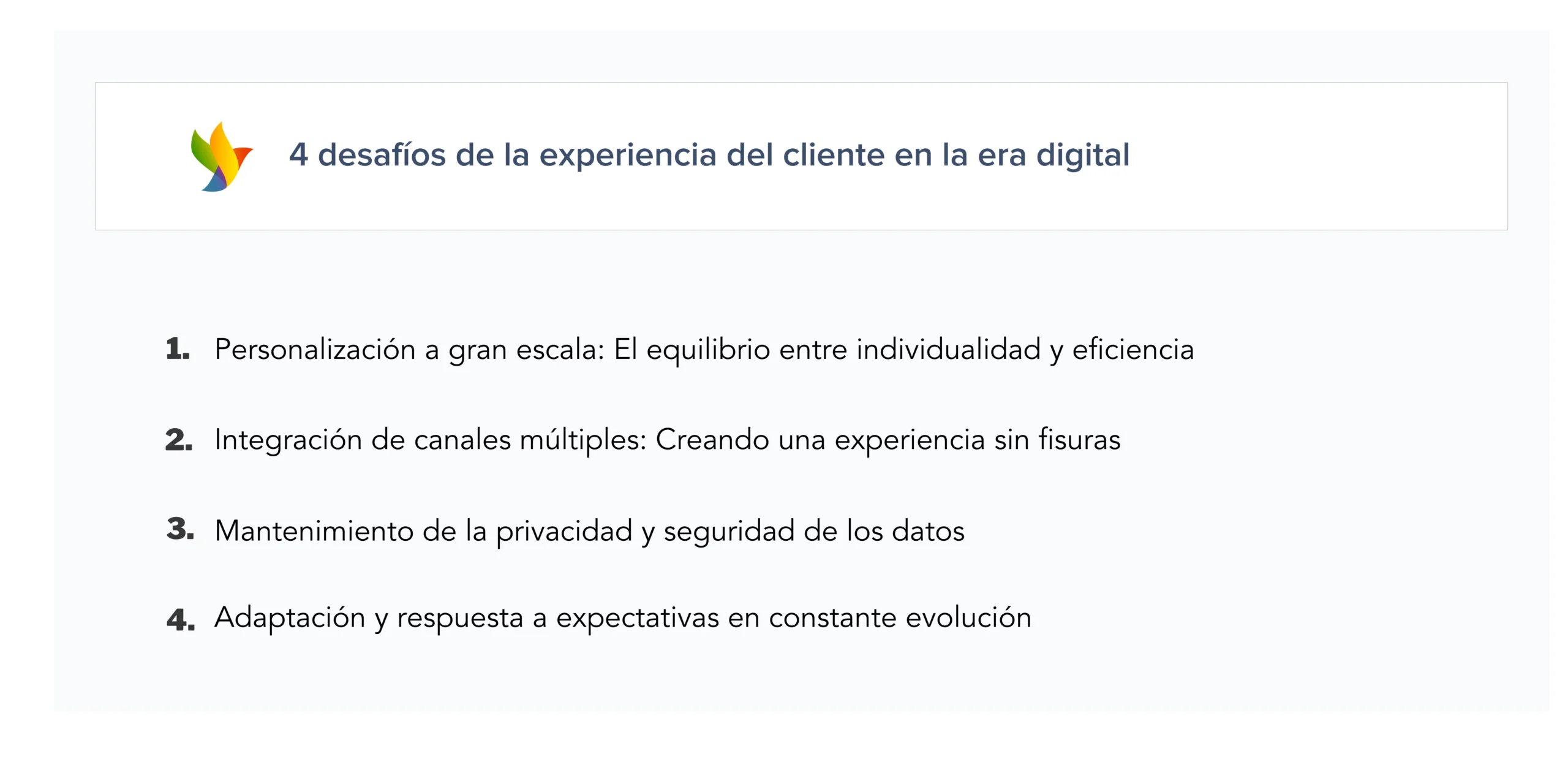 4 desafíos de la experiencia del cliente en la era digital
