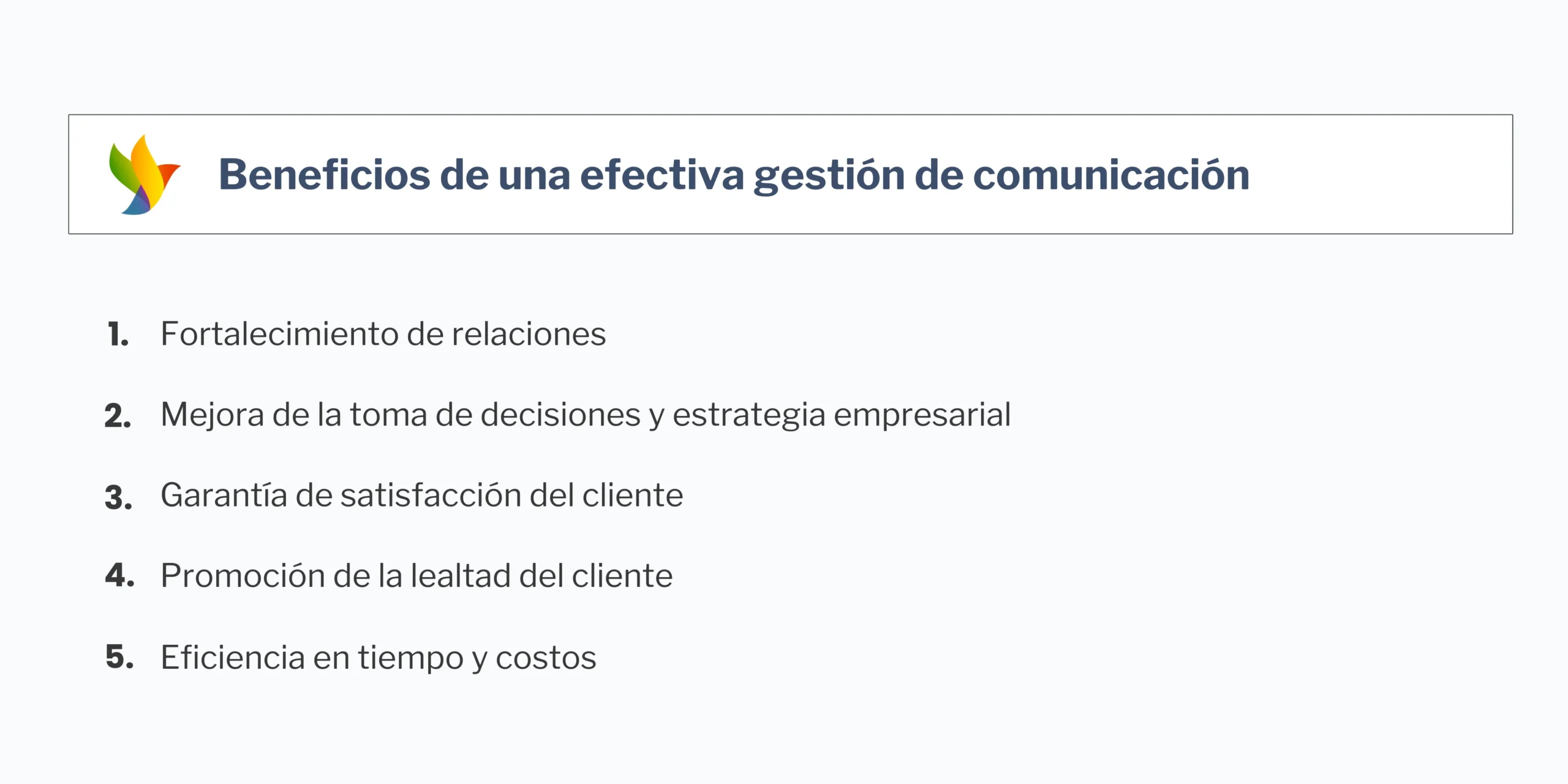 Beneficios de una efectiva gestión de comunicación 