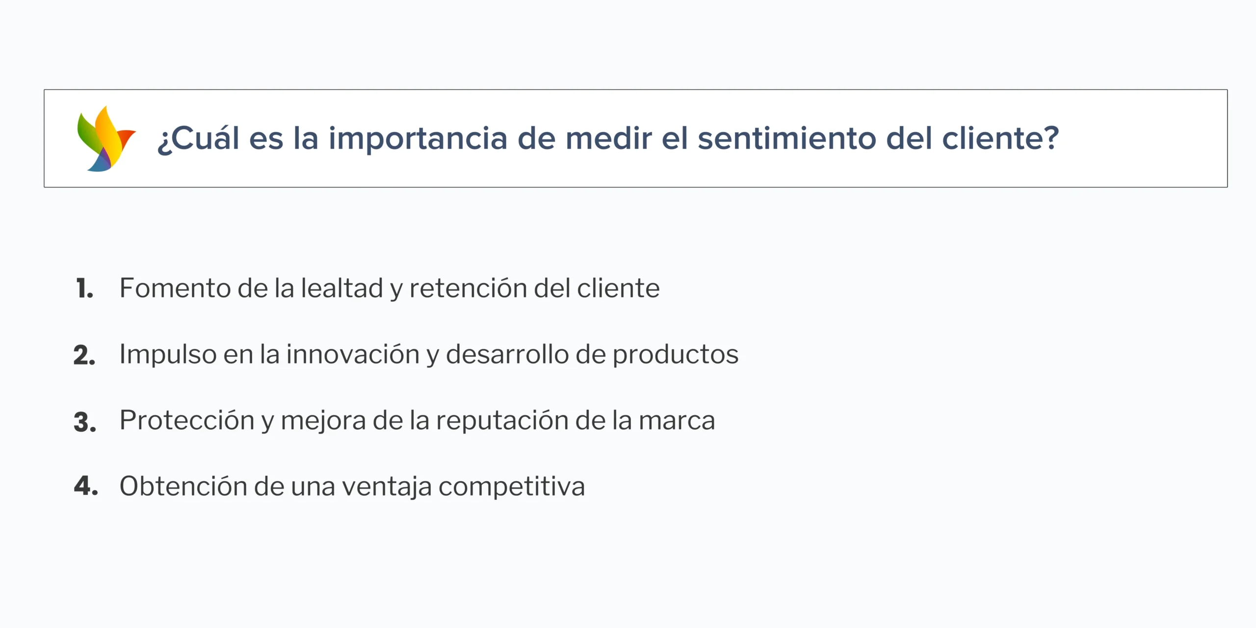 Importancia de medir el sentimiento del cliente