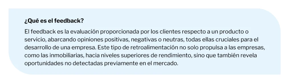 qué es el feedback en el mercado