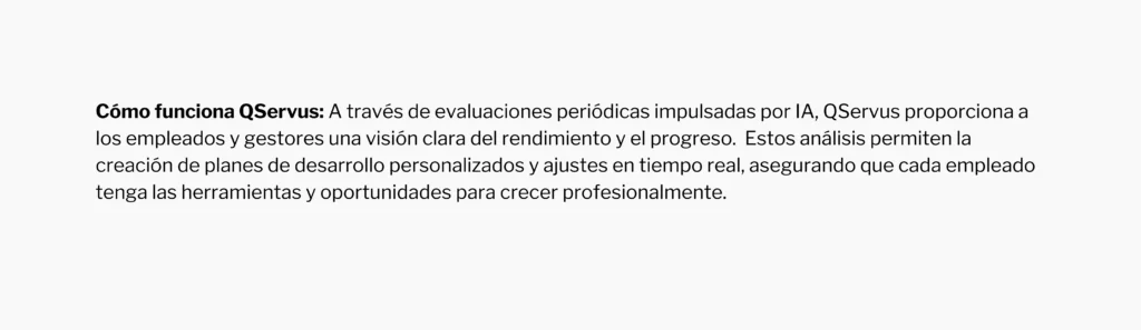 Función de QServus en la experiencia de empleados 
