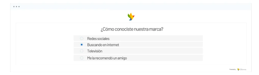 Pregunta de encuesta