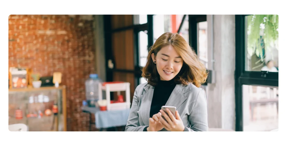 Comunicación omnicanal al salir de cafetería