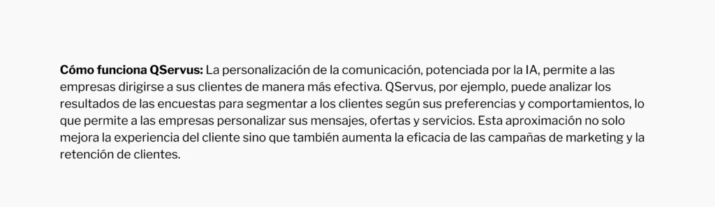 Cómo QServus genera los resultados de las encuestas