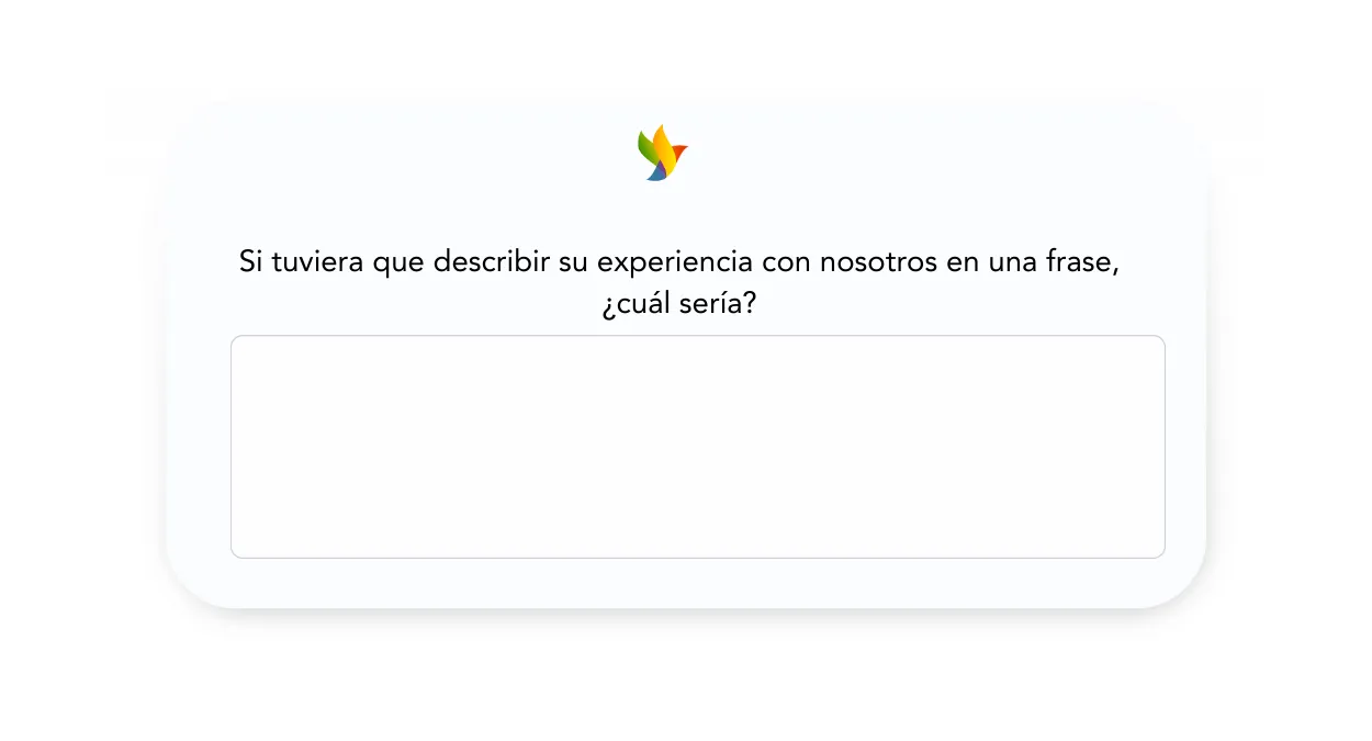 Ejemplos de preguntas cualitativas NPS