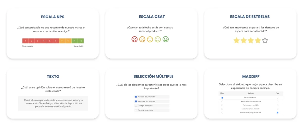 Encuestas personalizadas de QServus