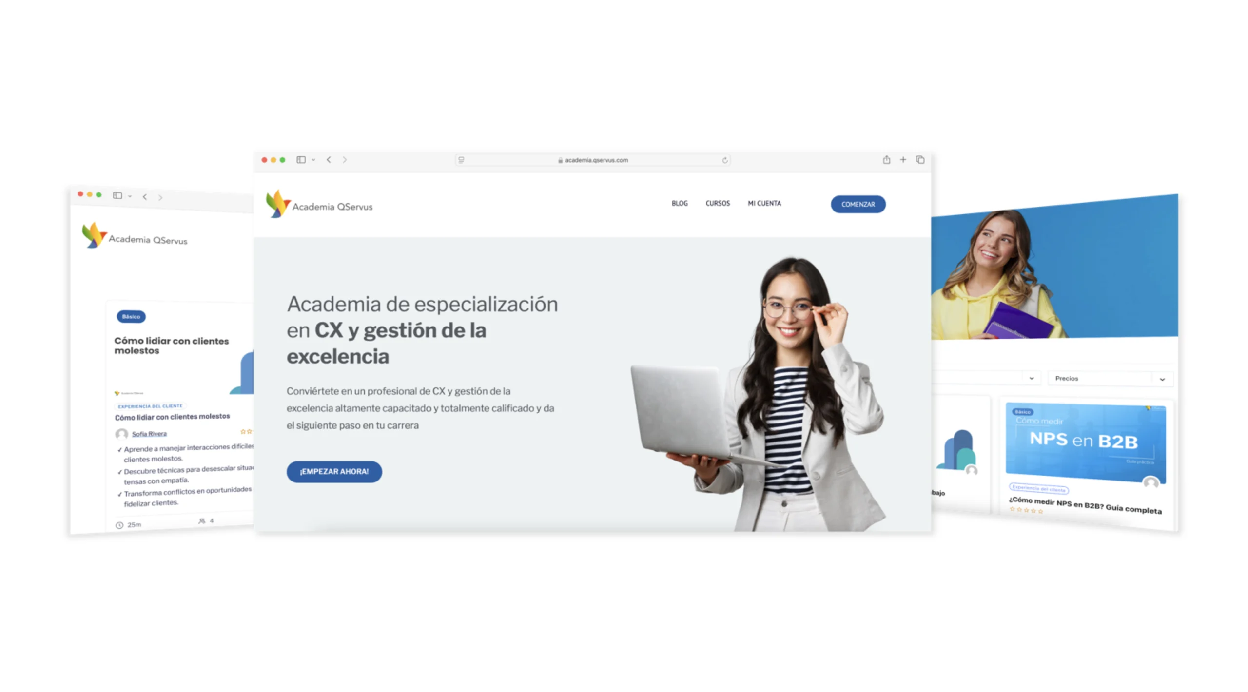 programa de capacitación Academia QServus